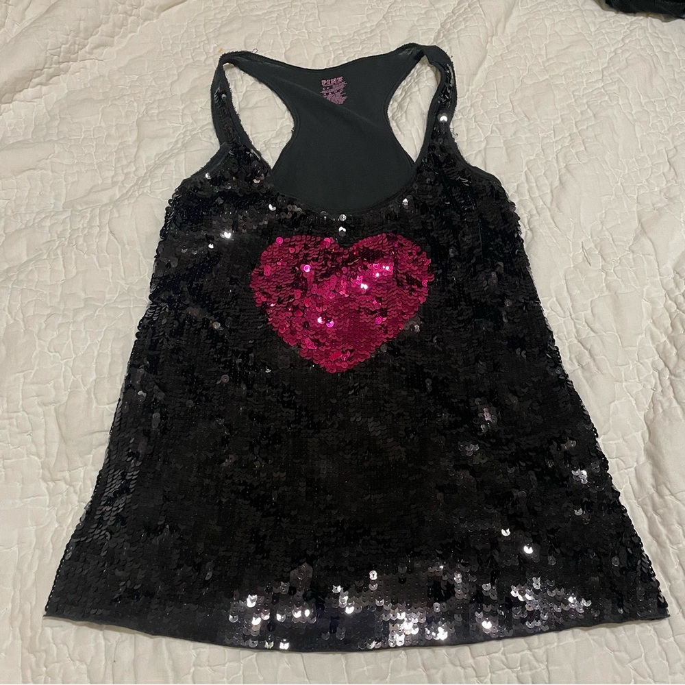 VS heart sequence tank top #86